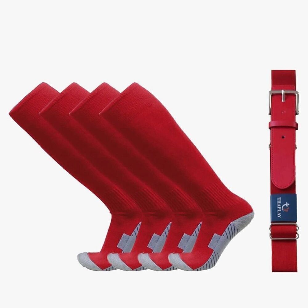 New Baseball Softball Belt For Kids Boys Girls With 2 Pairs Baseball Socks Size